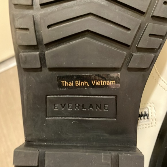 Everlane “Modern” Utility Leather boots w/Laces ivory white color Size 6.5 NWOB - Picture 15 of 15